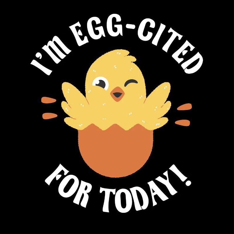 Egg-cited hatching chick