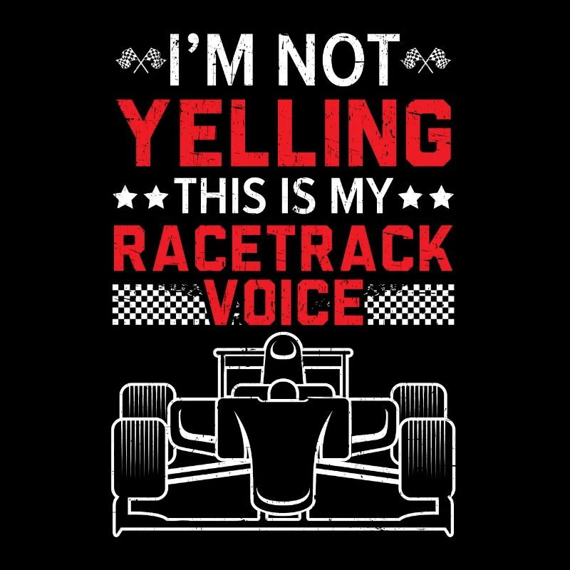 Je ne crie pas, c’est ma voix de piste de course