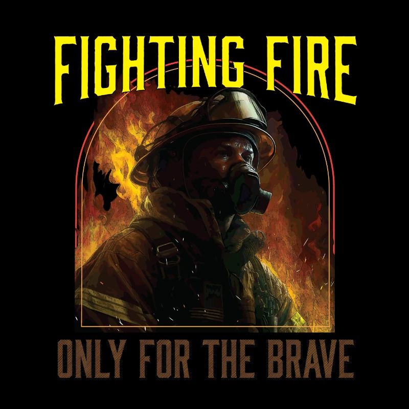 Fighting Fire Only For The Brave Fireman