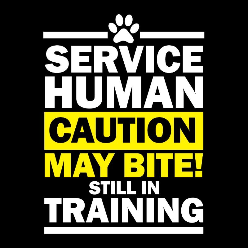 Service Human Caution May Bite Still in Training