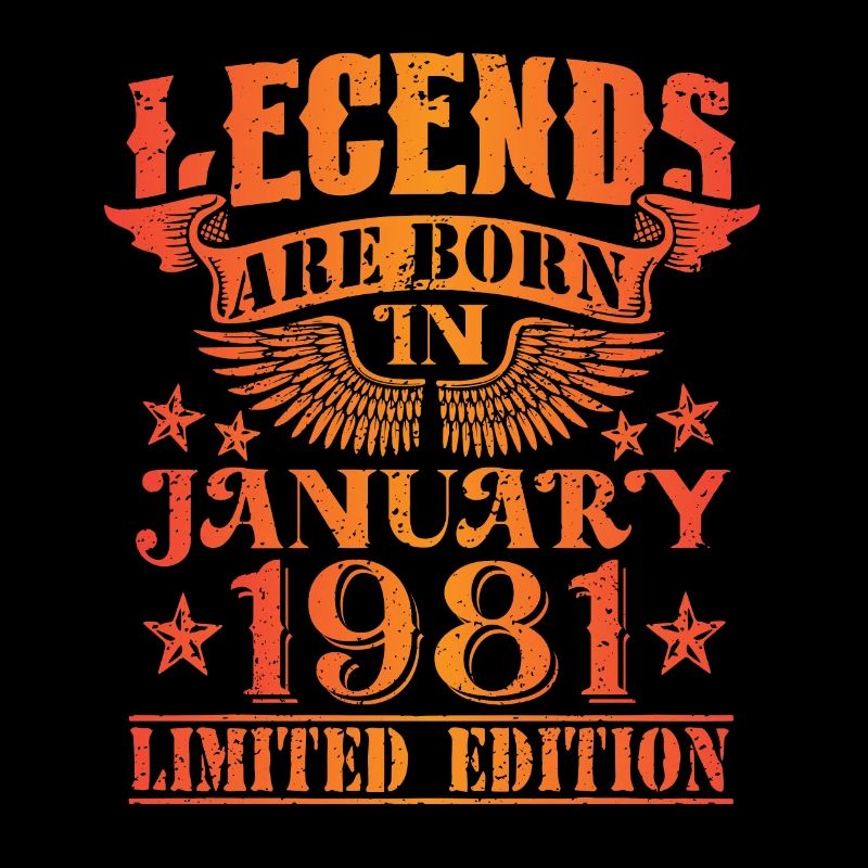 Anniversaire Janvier 1981 Edition Limitée Millésime