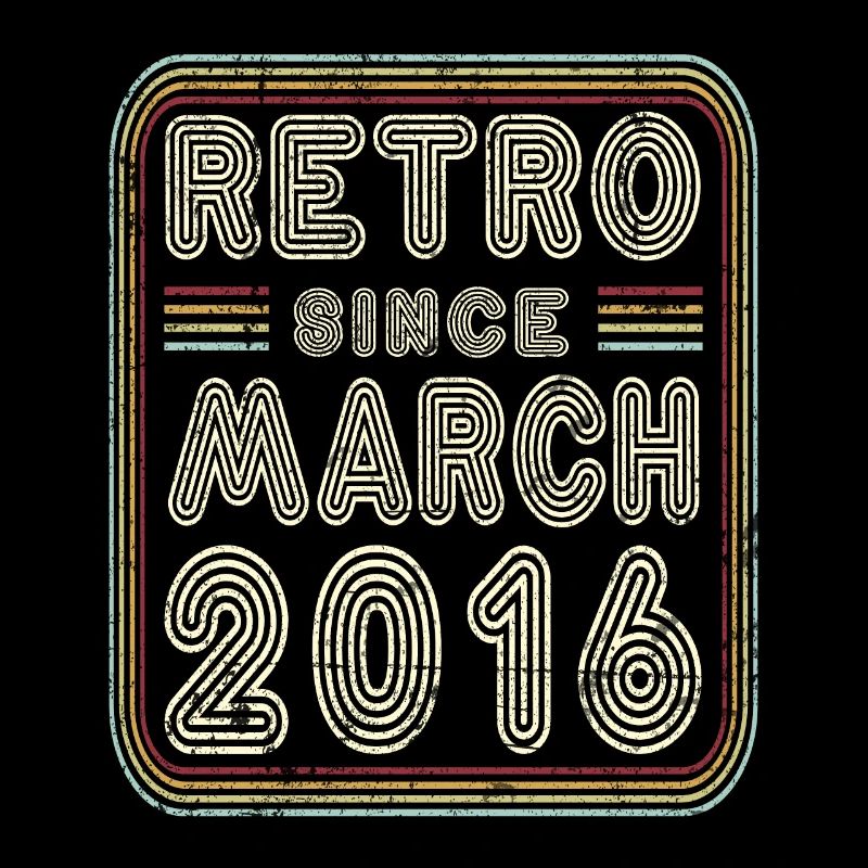 Birthday March 2016 Retro Gift