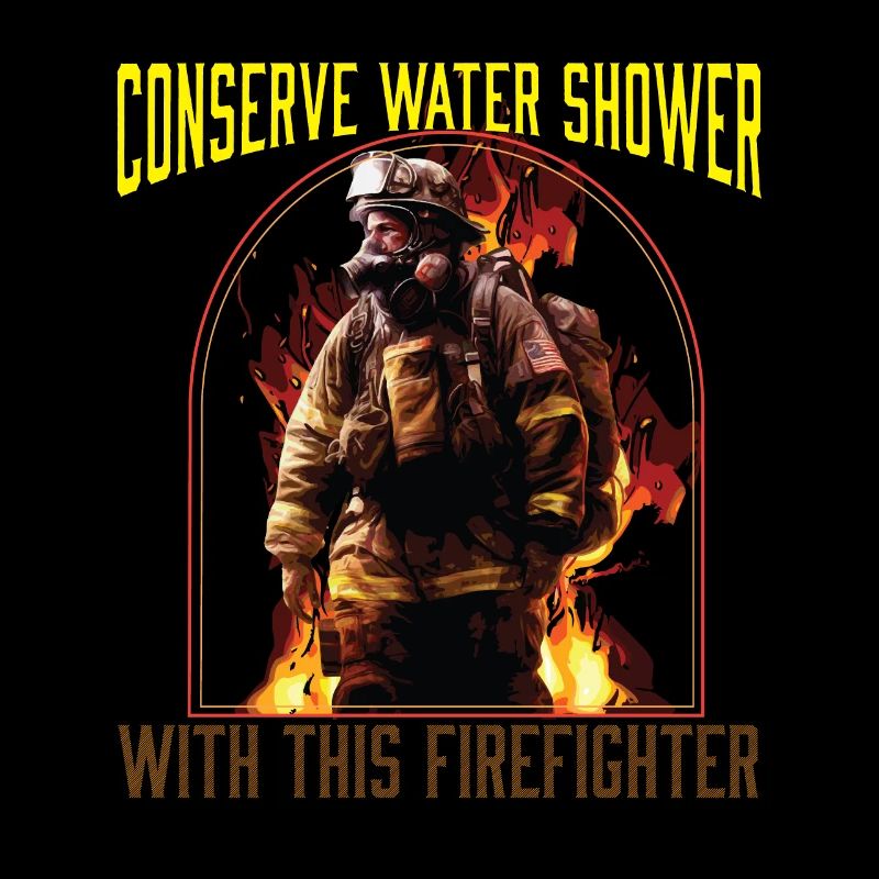 Conserve Water Shower With This Firefighter