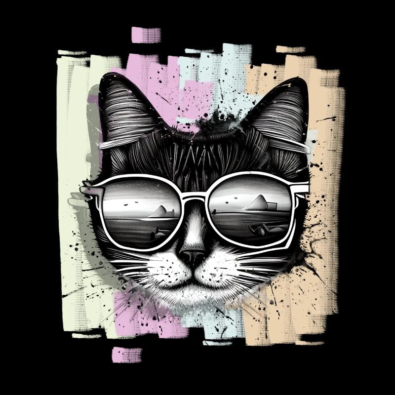 Katze Sonnenbrille