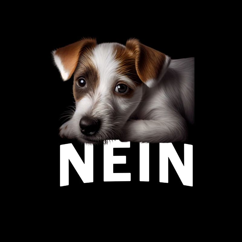 Statement Jack Russell, Nö Fun, Einfach Nö, Nein