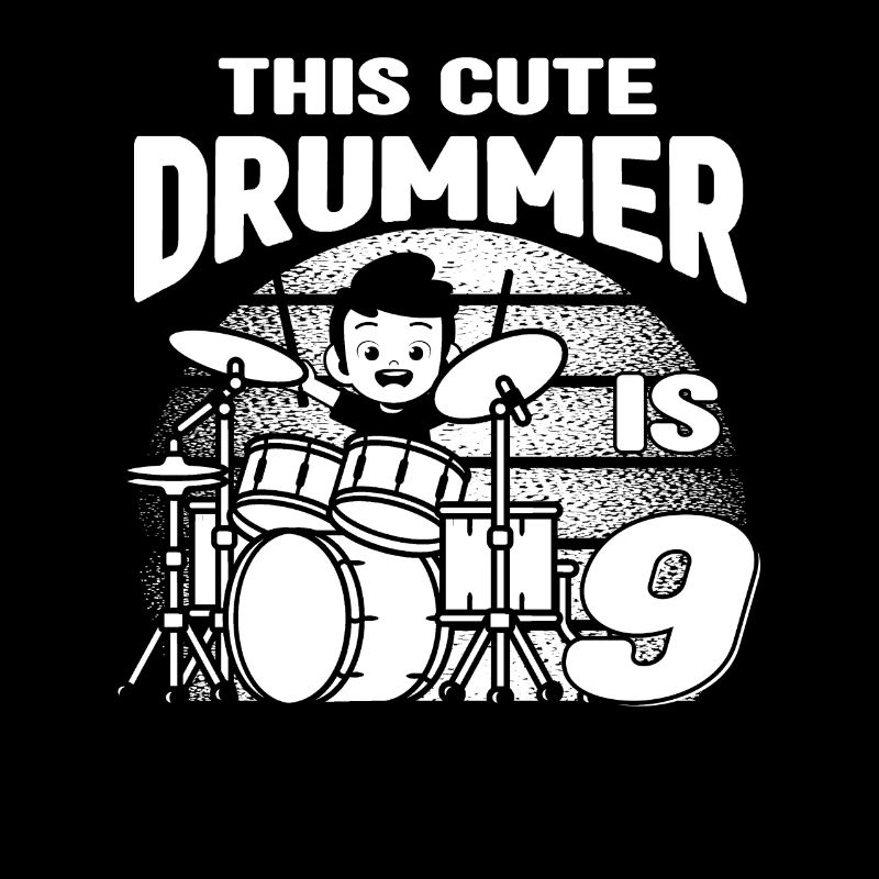 Birthday Drummer Boy - Ce mignon batteur a 9 ans