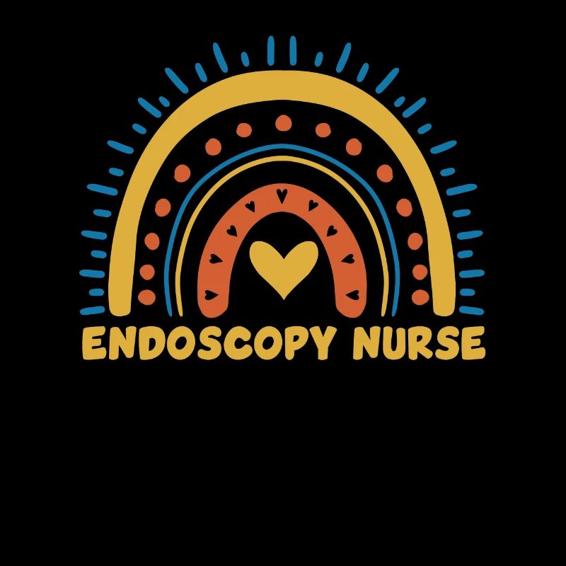 Endoskopie Krankenschwester Regenbogen