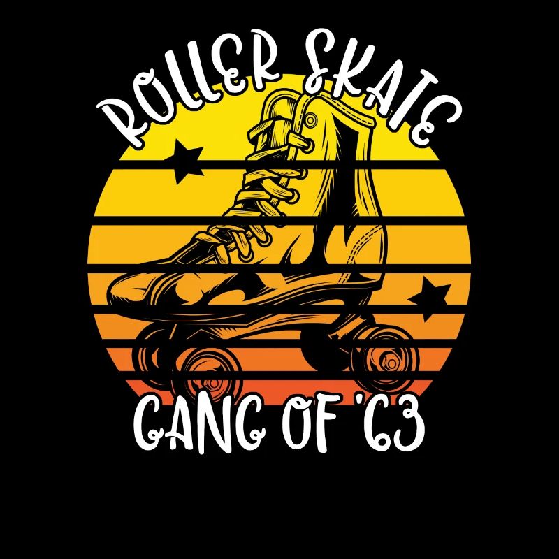 Rollschuhfahrer Rollerskates Rollschuh Gang 1963