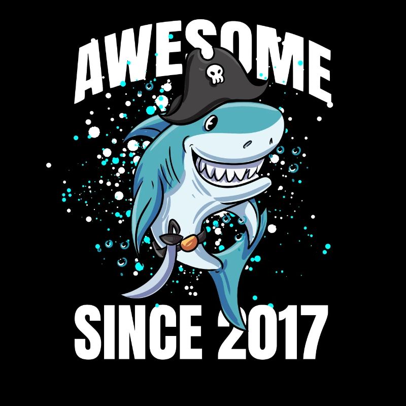 Awesome seit 2017 - 6. Shark Geburtstag