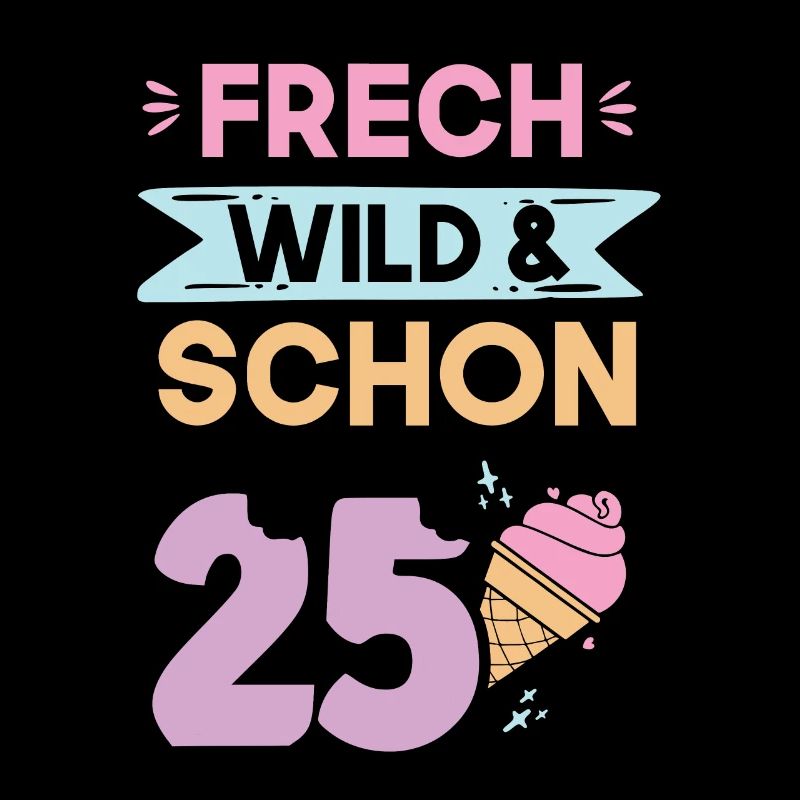 Geschenk 25 Jahre Geburtstag Eis essen
