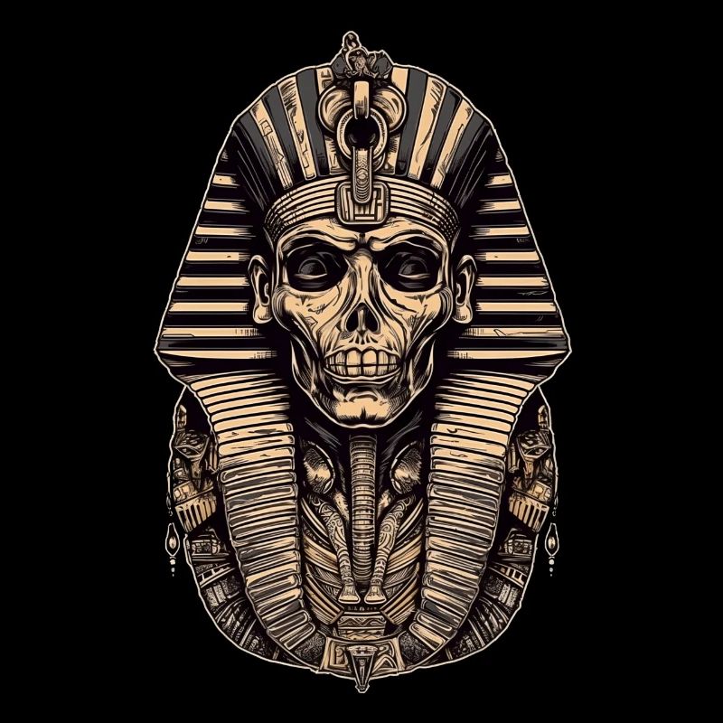 Pharaon Egypte Crâne Death Mask Cadeau