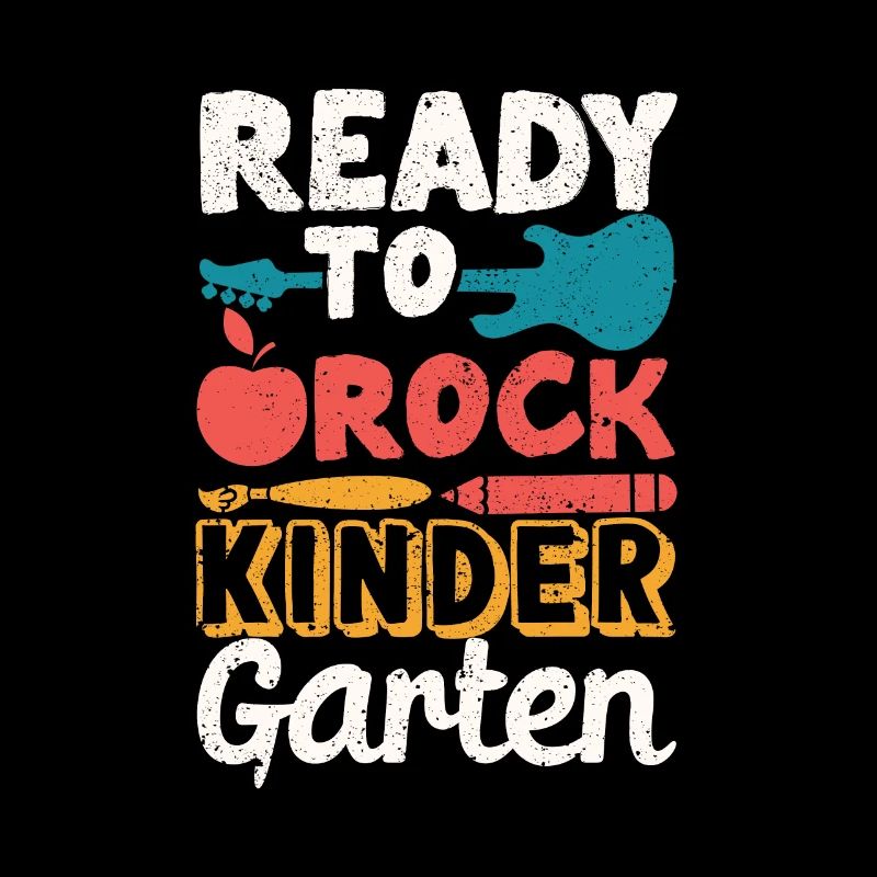 Ready To Rock Kindergarten First Day Back School