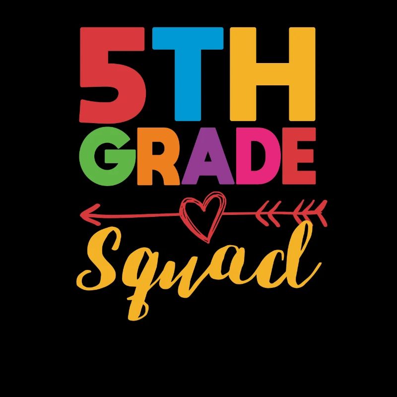 5th Grade Squad Teacher Fifth Student Team Back