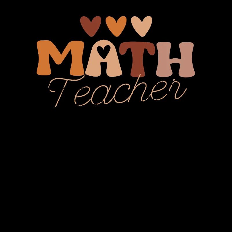 Math Teacher Squad Team Coach Mathematics Back