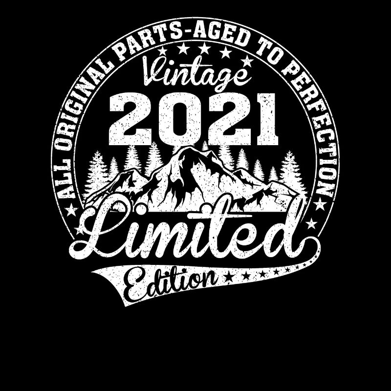 Geboren 2021 Vintage Retro Jubiläum