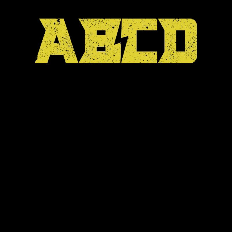 Jungen Mädchen ABCD Funny Rock Lehrer Student