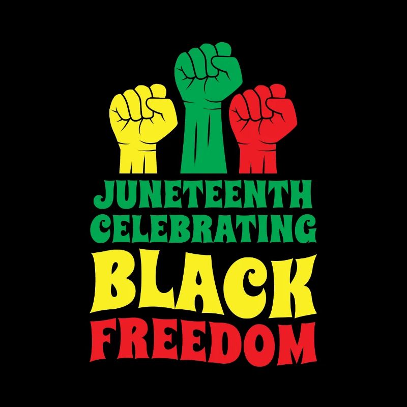 Juneteenth Célébration de la liberté des Noirs 1865 Noir