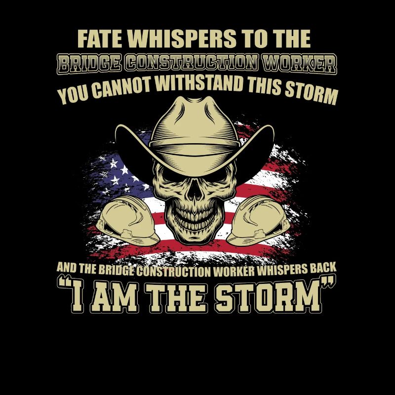 Bridge construction workers