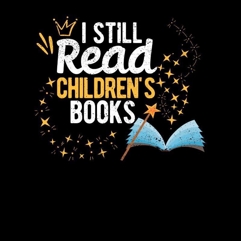 Ich lese immer noch Kinderbücher Schullehrer Nerd