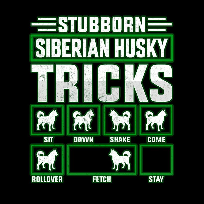 Stubborn Siberian Husky Tricks