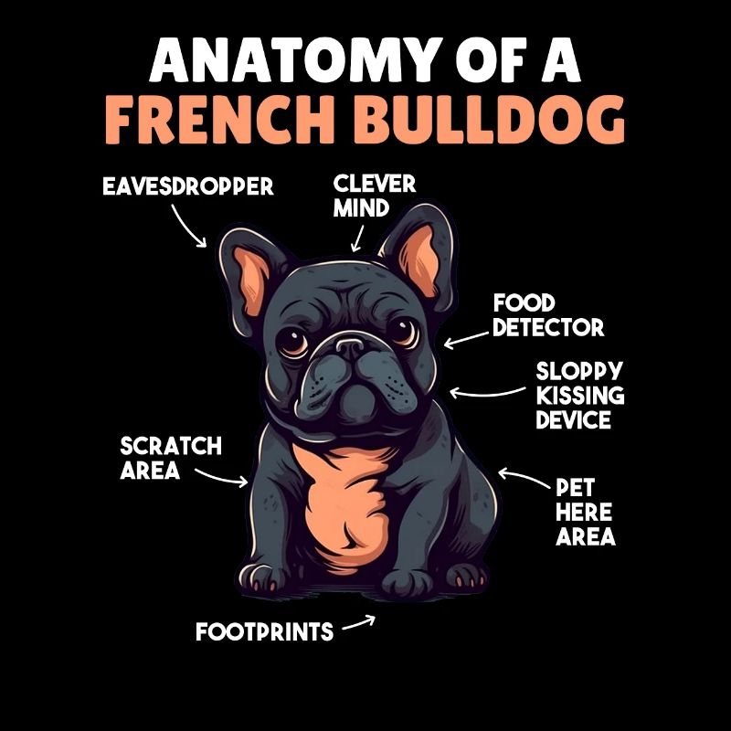 Explication du chien Anatomie d’un bouledogue français