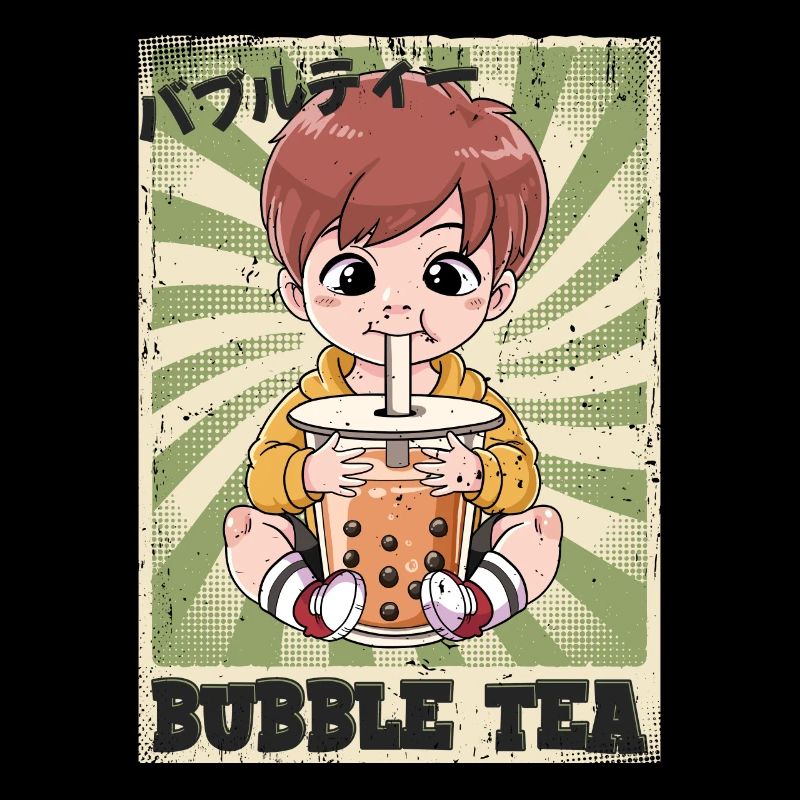 Boba Tea Junge Bubble Tea