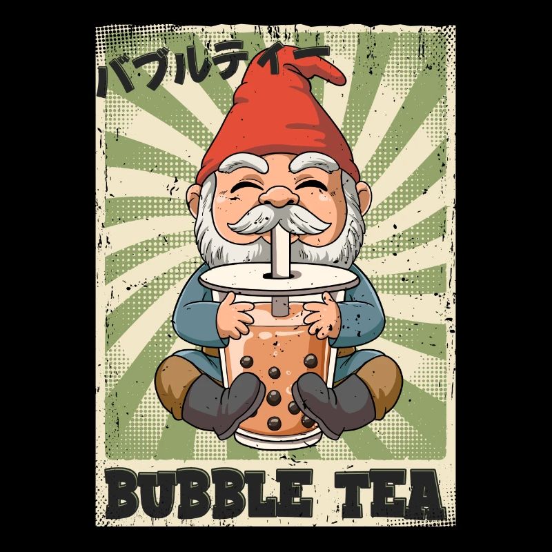 Boba Tea Gnome Bubble Tea