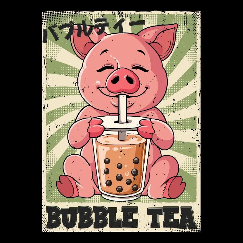 Boba Tea Pork Bubble Tea