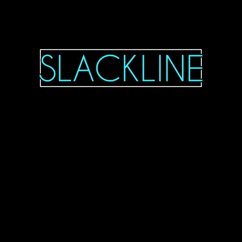 Slackline lettering
