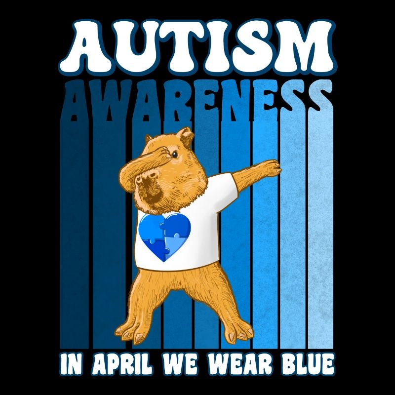 Capybara Autism Awareness