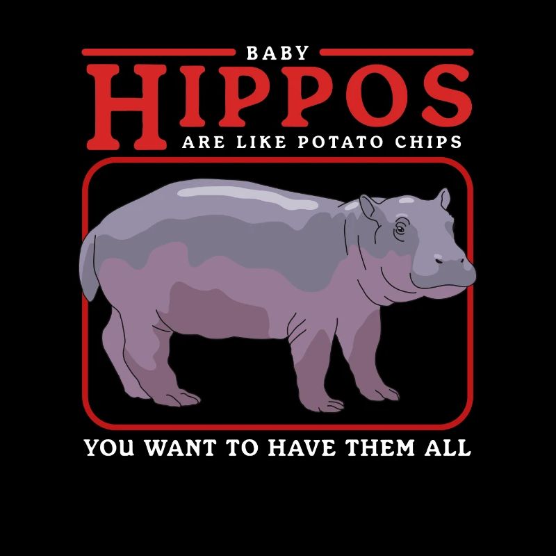 Nilpferde Baby Flusspferd Nilpferd Geschenk