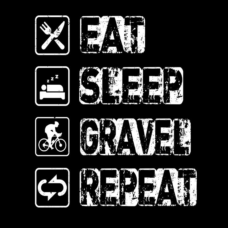 Manger dormir gravier répéter