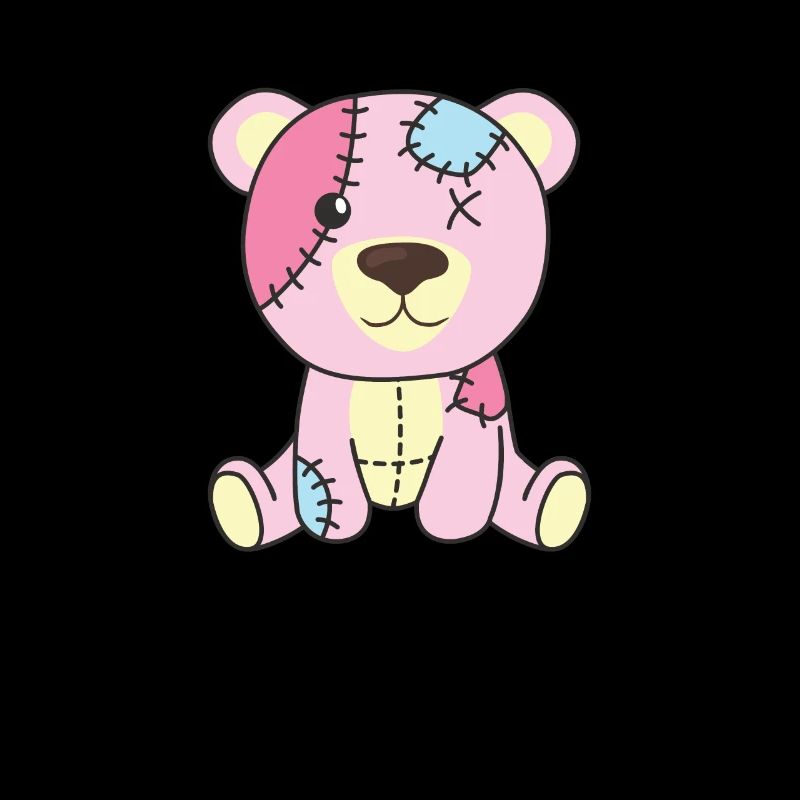 Kawaii Gothic Bear Pastel Gothic Goth