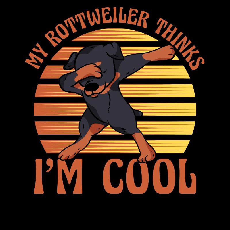 Mon Rottweiler pense que je suis cool