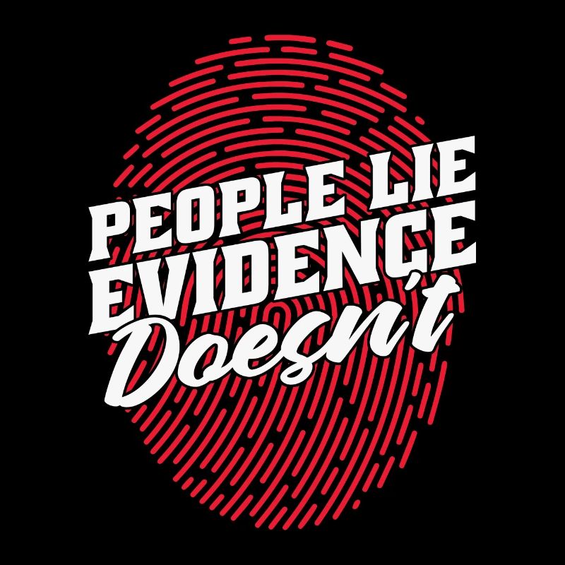 Forensic Science People Lie Evidence Fingerprint