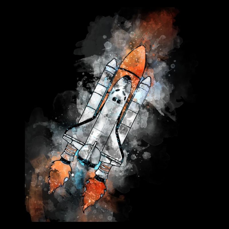 Weltraum-Rakete