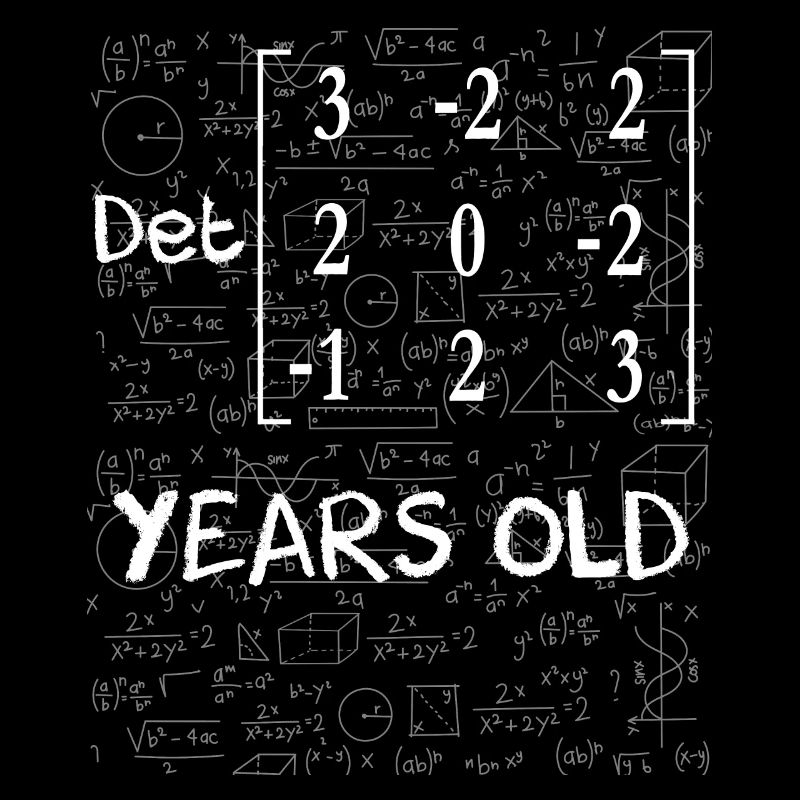 28th birthday 28 years matrix determinant