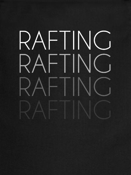 rafting lettering