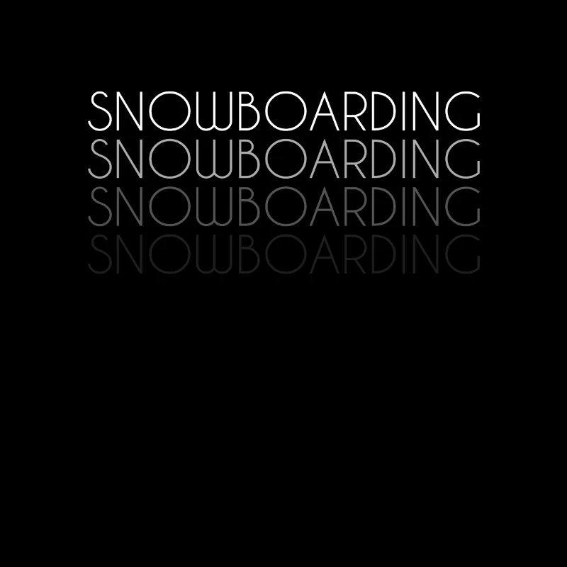 Lettrage snowboard