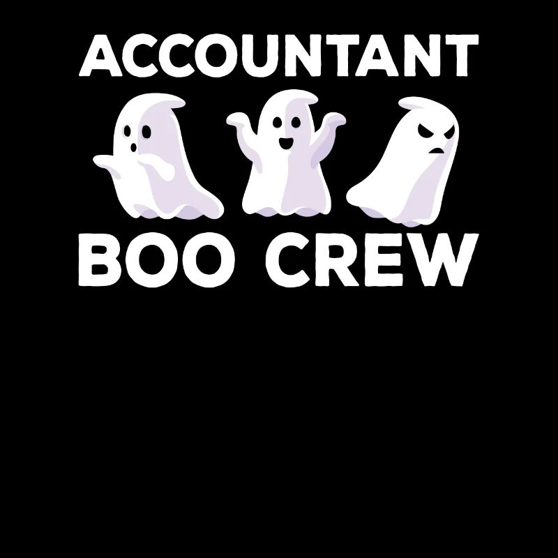 Comptable Boo Crew Chemise d’Halloween effrayante