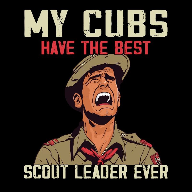 Camping Scouting - Lustiger Pfadfindervater