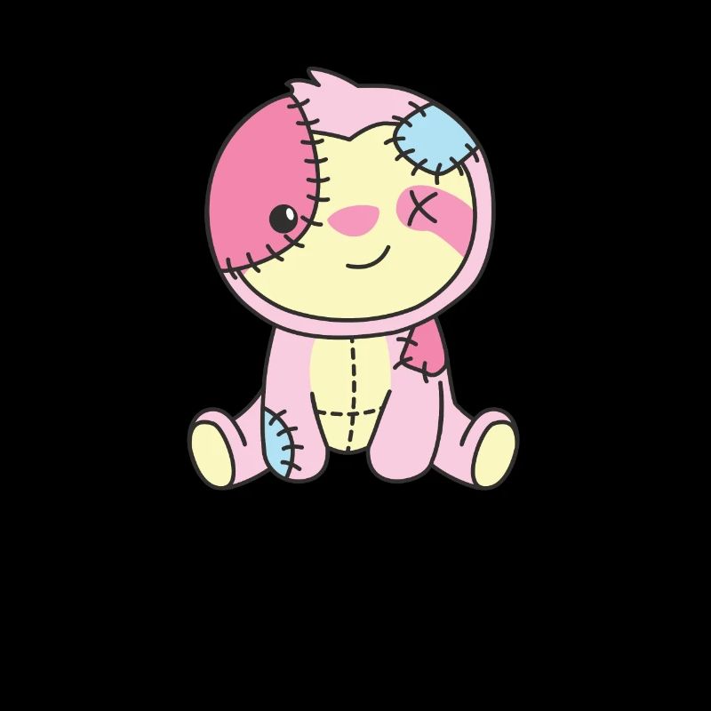 Kawaii Gothic Faultier Pastellfarben Gothic Goth