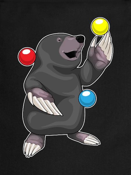 Mole Juggler Juggling