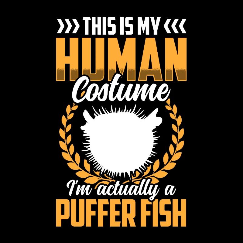 Nur ein Kugelfisch Kostüm Riesenkugelfisch