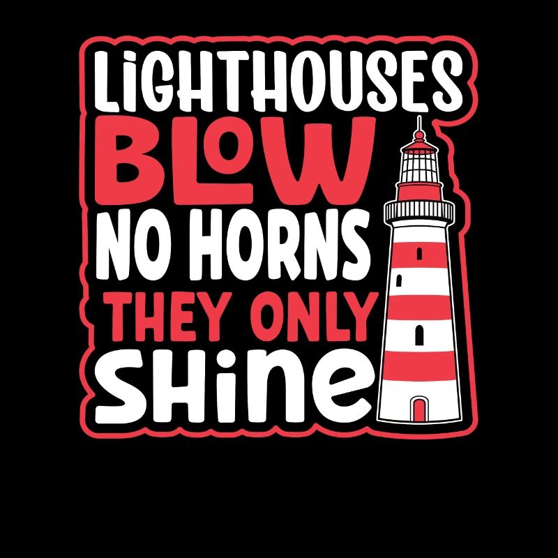 Lighthouse Seaside Nautical Ich Liebe Leuchtturm