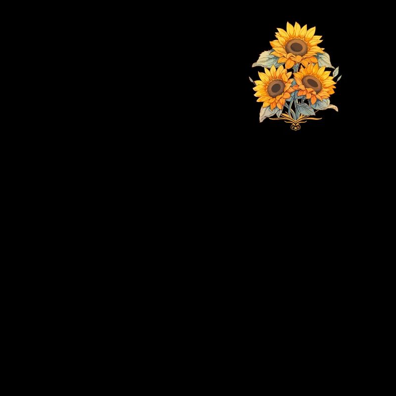 Coole Drei Sonnenblumenstrauß Patch Lustige Blumen