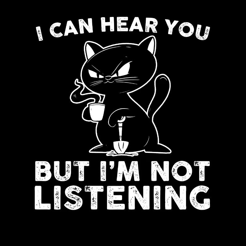 Funny Coffee Drinking Cat Clothing