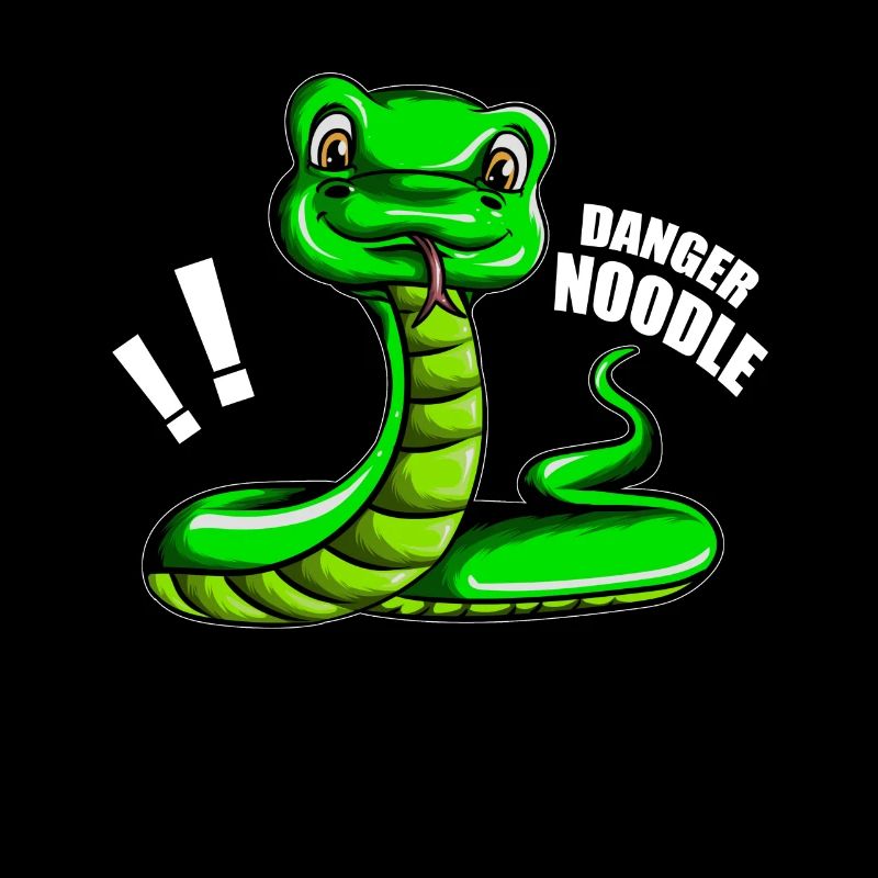 Snake is a Noodle Snake Saying