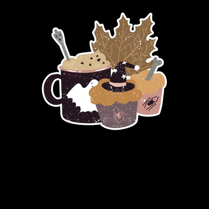 Horror Herbst Kaffee Pumpkin Spice Latte Iced