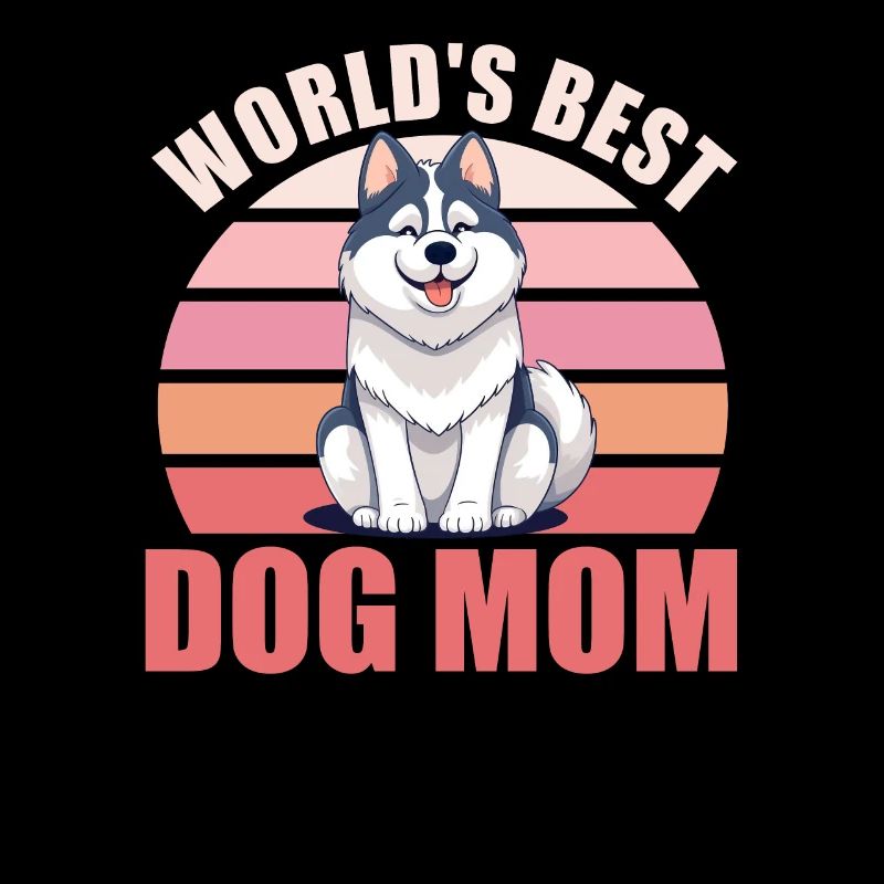 Weltbester Hunde Mama süßer Husky